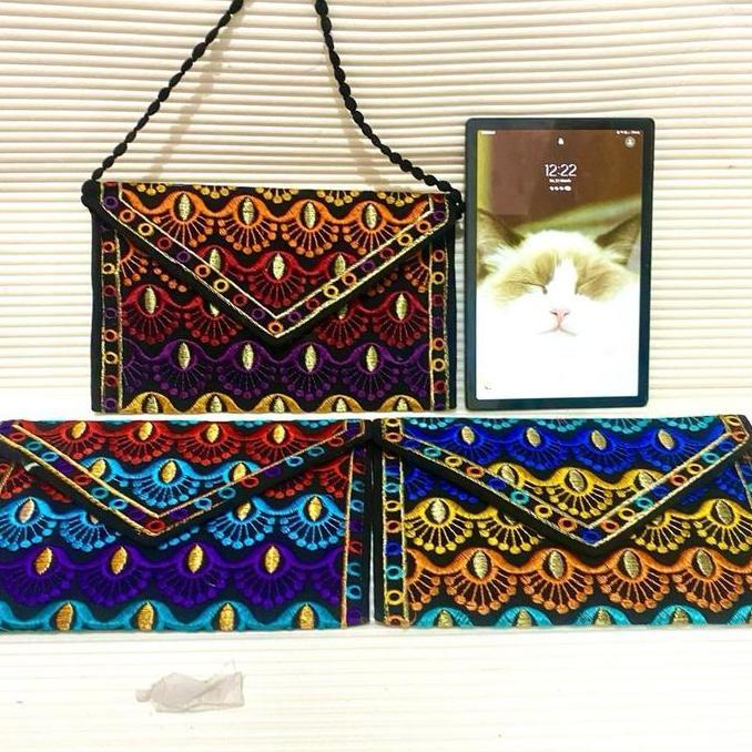tas/clutch asli dari Pakistan 30X21cm  clasik lucu 59900 Wanita