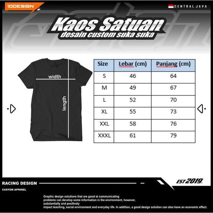 TERPOPULER Kaos 1 Lusin Custom Desain Suka Sesukamu Limited Edition Kaos Racing Santai Elegan Sablon