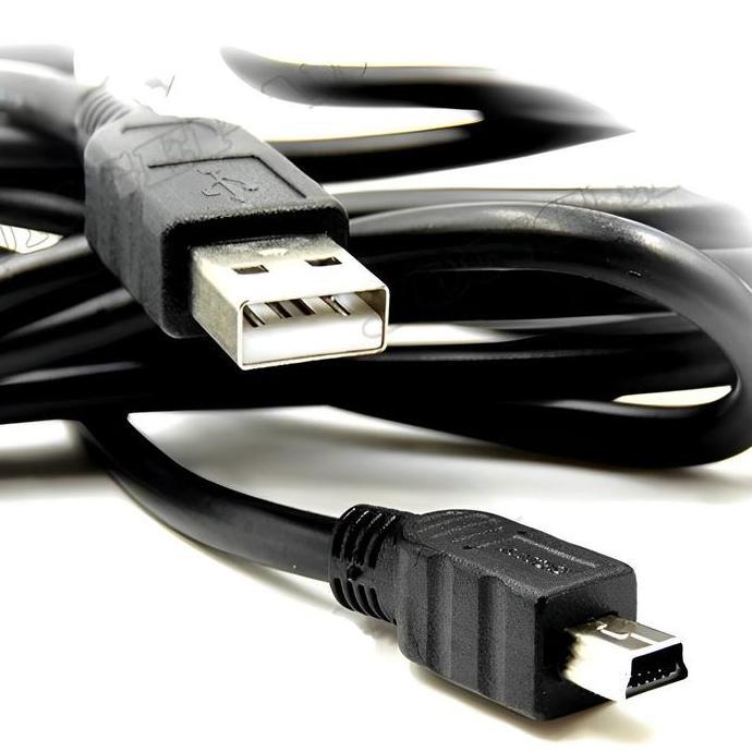 Kabel USB Charger Stick Stik PS3 PC 1.8M 5Pin Ori Pabrik dengan Dus dan Plastik untuk Charge Stik PS