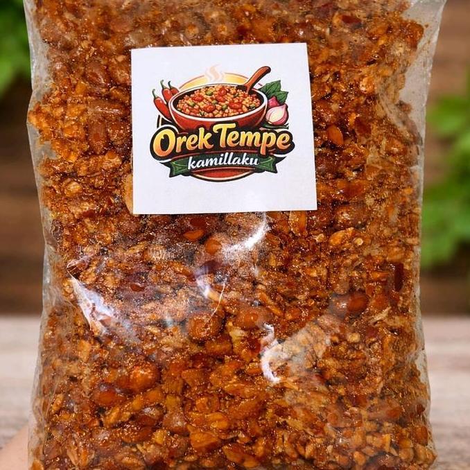 Foodx- Orek Tempe Kacang Ukuran 500Gram, Kering Tempe Kacang Pedas Manis Gurih