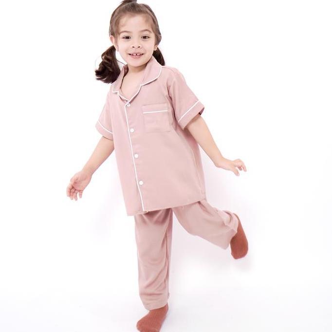 Lansungkirim- Yobebee Piyama Katun Lembut Bayi Dan Anak Usia 1 2 3 4 6 8 10 Tahun Baju Tidur One Set