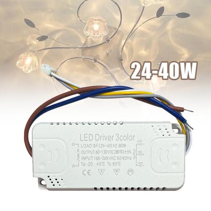 GIYANYAR 1.LED Driver 8-27W/20-40W/30*50W LED Driver HPL Driver Trafo LED 3 Cahaya
