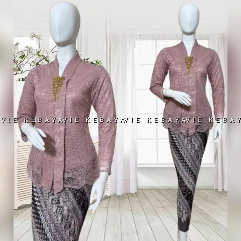 Premium Kebaya Modern - Kebaya Kartini Modern - Kebaya Wisuda Modern - Kebaya Brokat Friendly - Keba