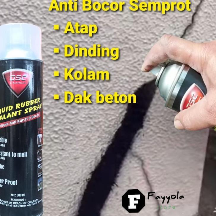 Penambal Bocor Atap Semprot / Anti Bocor Atap Beton Dinding Pipa / Sealant 500Ml