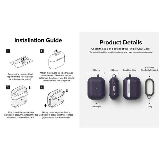 Case Apple Airpods Pro 2 RINGKE ONYX Casing 2nd Gen Pro2 Generation