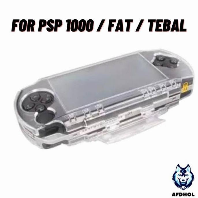 Crystal Case Mika Psp 1000 Fat Casing Transparan Bening Psp Fat Murah