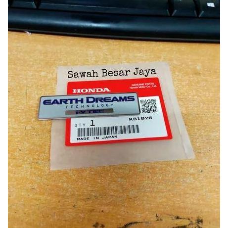 BERGARANSI EMBLEM COVER MESIN EARTH DREAMS TECHNOLOGY IVTEC CITY RS HATCHBACK GN5