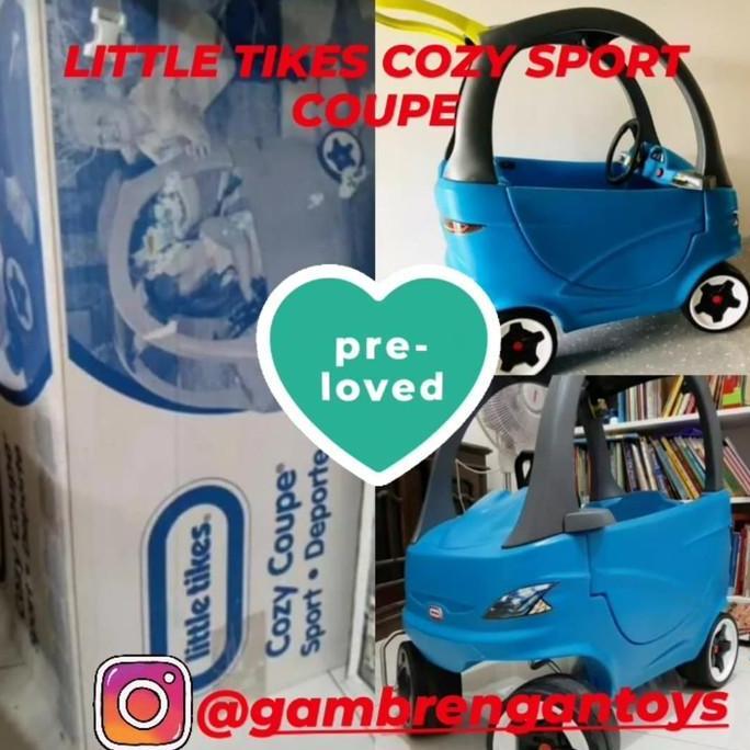 Mobil Dorong Little Tikes Cozy Sport Coupe Preloved Second bekas