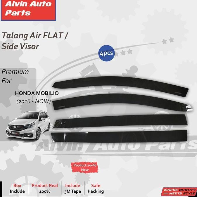 TALANG AIR  MOBILIO/ SIDE VISOR MOBILIO FLAT / ACCESSORIES HONDA MOBILIO FLAT PREMIUM