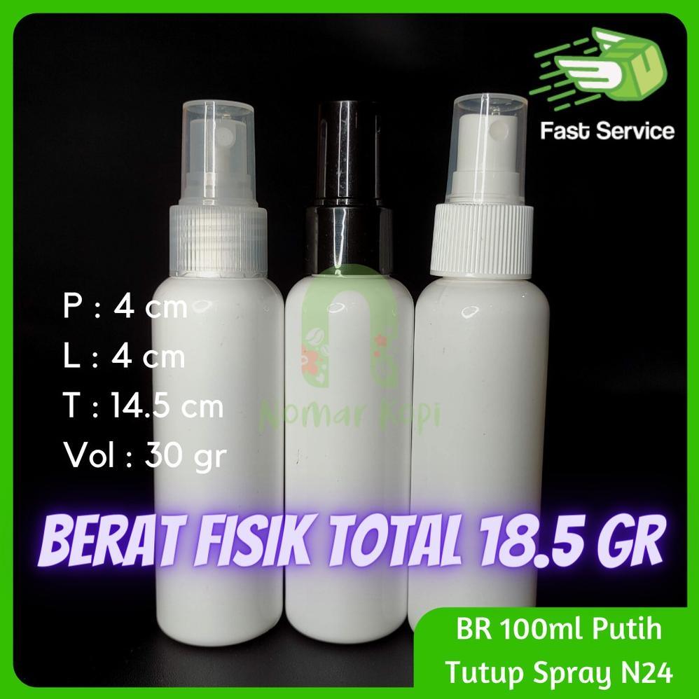 VIREXACORNER BOTOL 100ML PUTIH SPRAY NECK 24 GROSIR SALE
