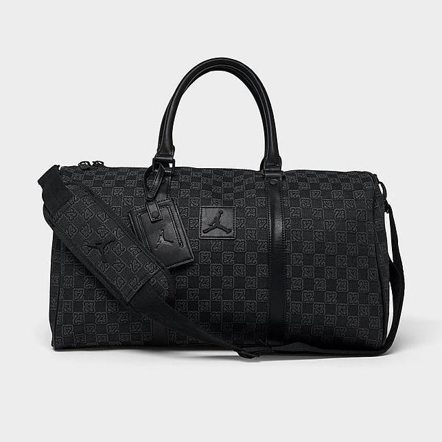 Tas Jordan Monogram Duffle Bag Black Limited
