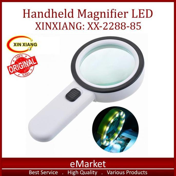 Kaca Pembesar LED XINXIANG XX-2288-85 ORIGINAL / Lampu Lup Lensa