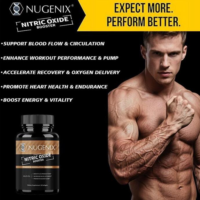 Cod,Bisaaja- Nugenix Nitric Oxide Booster, Kombinasi L-Citrulline Dan S7 Untuk Pompa Otot Dan Perfor