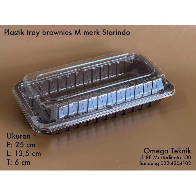 MIKA BROWNIES M / TRAY BROWNIES M / MIKA BENTO M /MIKA KUE TEBAL MURAH @ 50PCS ''