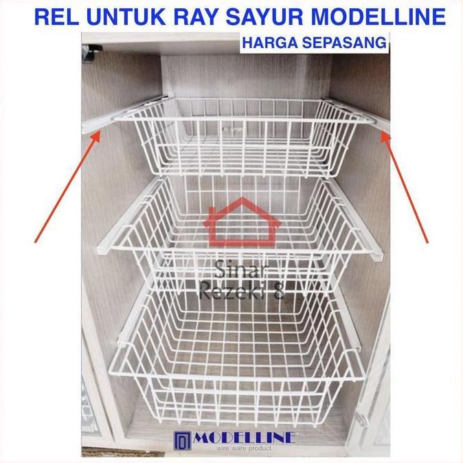 REL Rak Sayur Modelline B45 / Dapur Basket Keranjang Panci Makanan