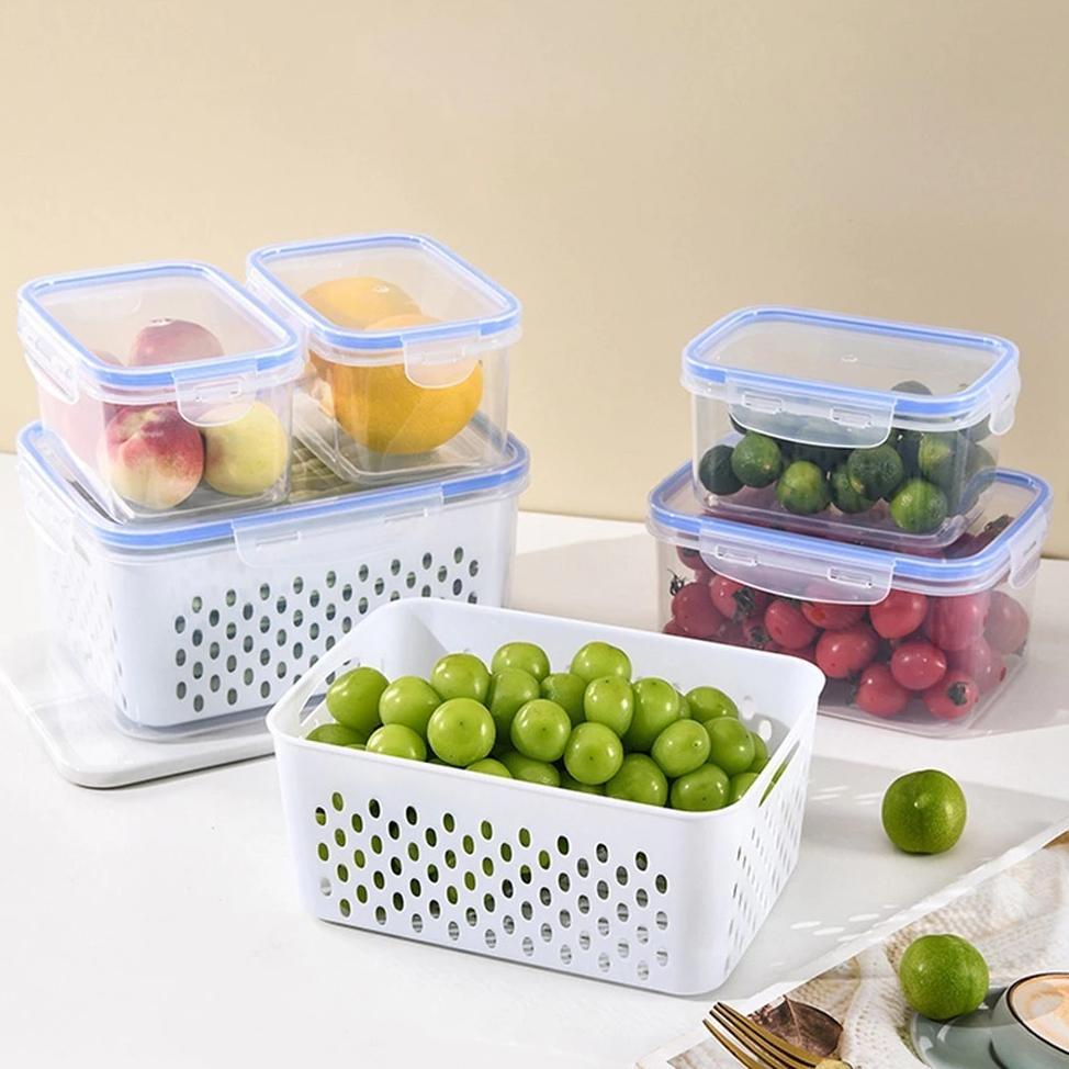 NEW PROMO PXTON - Food Container  /  Kotak Tempat Penyimpanan Makanan  / Rak kulkas
