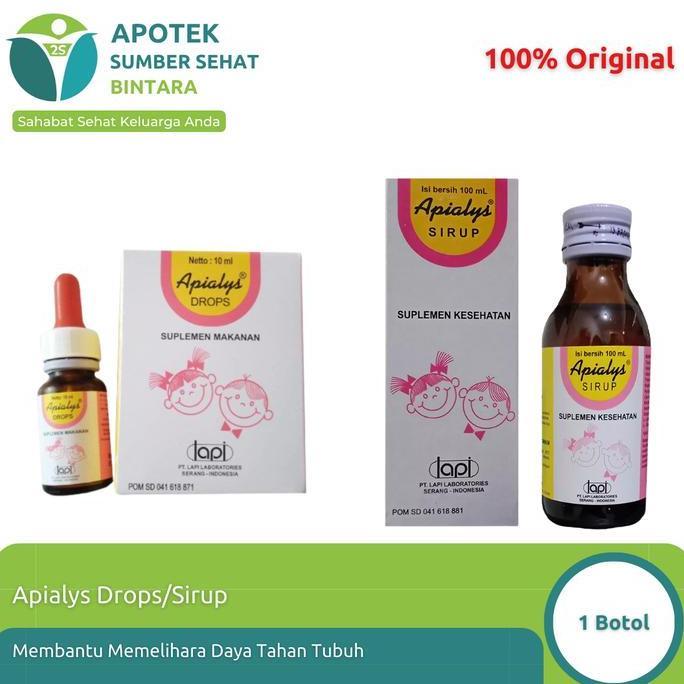 Zerox- Apialys Drop/Apialys Sirup - Vitamin Anak