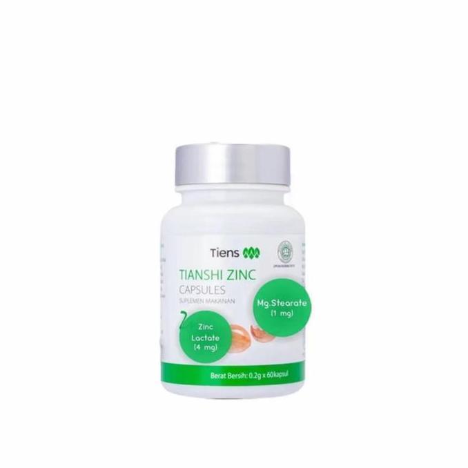 Zerox- Tiens - Tiens Zinc Anak Vitamin Penafsu Makan Anak Suplemen Tinggi Anak Zinc Tiens 1 Botol