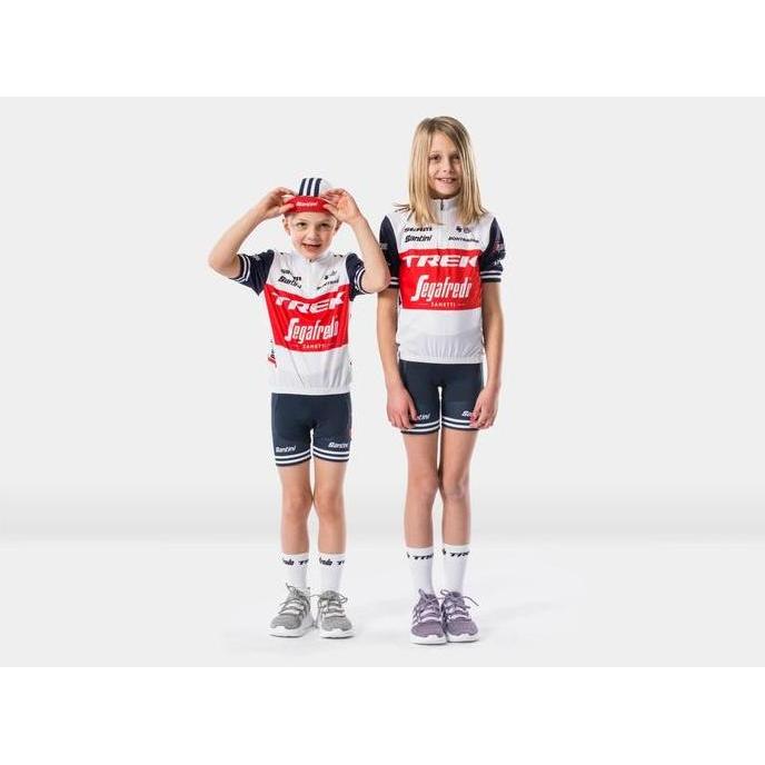 Promo Santini Kid Cycling Jersey Team Trek Segafredo / TFR XC Trek Factory Racing - Classic Regular 