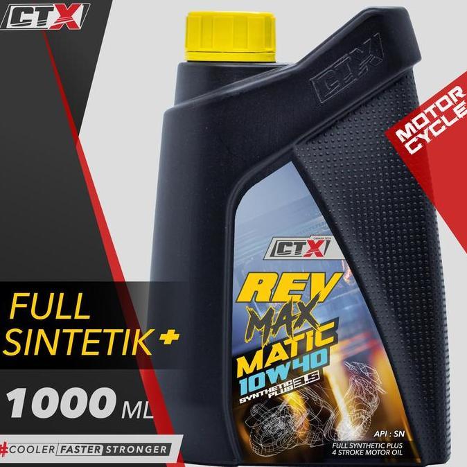CTX Rev Max Matic 10w40 - oli full sintetik motor Matic