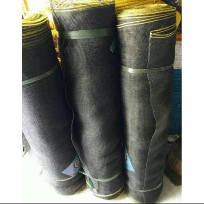 jaring waring ikan hitam 1roll ( panjang 100 meter x lebar 120cm)