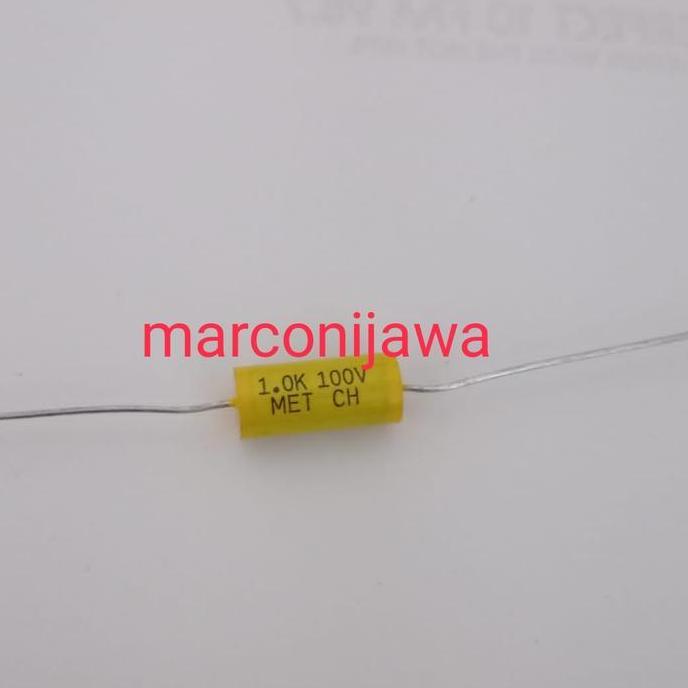 capasitor 1.0K 100V 1uf MET 18x8MM