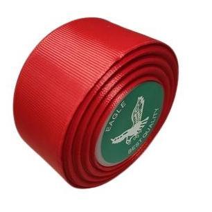 Langsungpas- Pita Grossgrain Merah Cabe Ukuran 4Cm Per Roll Kain