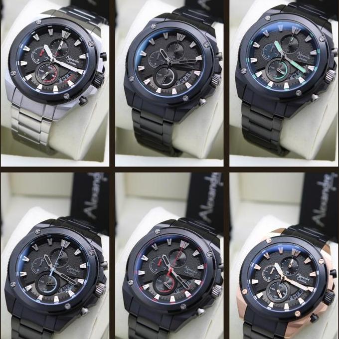 JAM TANGAN ALEXANDRE CHRISTIE AC6646 AC 6646 CHRONO ORIGINAL
