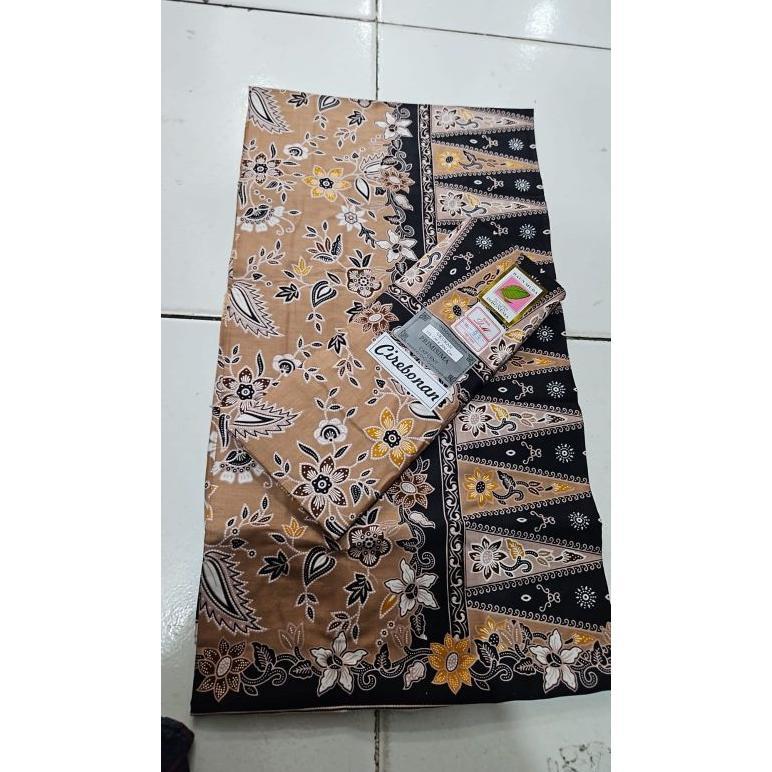 Discount Bahan/Kain Sarung Batik Set Selendang/Bahan Katun Premium/Motif Batik