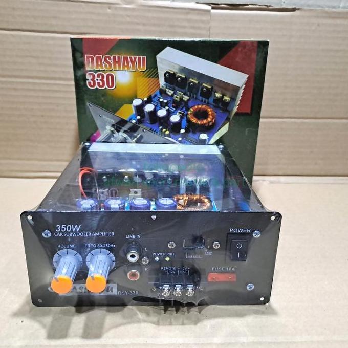 KIT POWER AMPLIFIER SUBWOOFER MOBIL MONOBLOK 350 WATT . //
