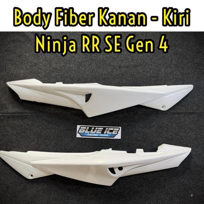 BODY FIBER FIBERGLASS NINJA RR ZX RR SE GEN 4 FIBER BLUE ICE RACING