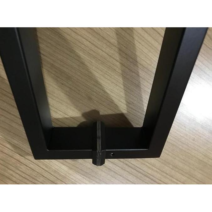 PULL HANDLE SQ PH 801 30X15X350X365 BLACK Handle Pintu Minimalis