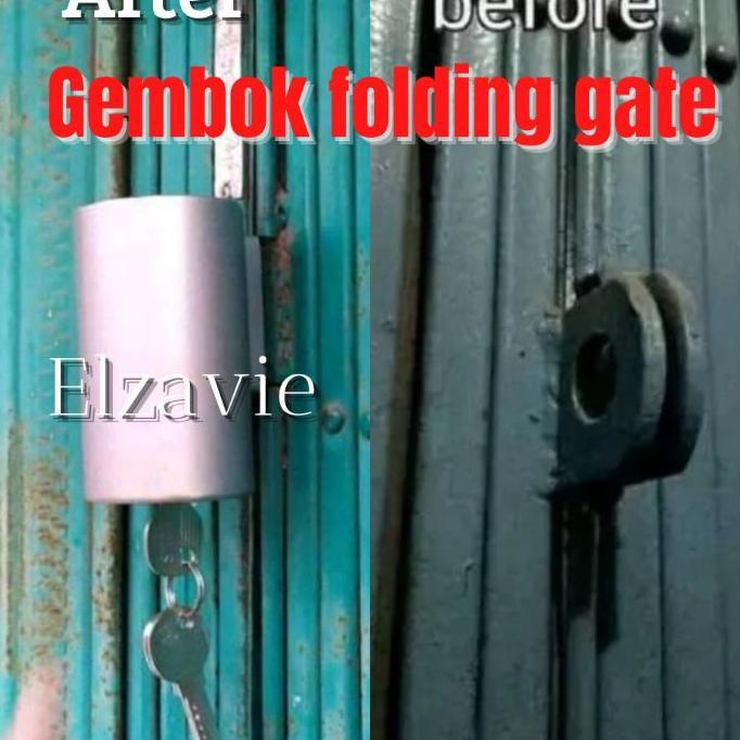 Kunci Gembok Bambu Folding Gate Kunci Gembok Anti Maling