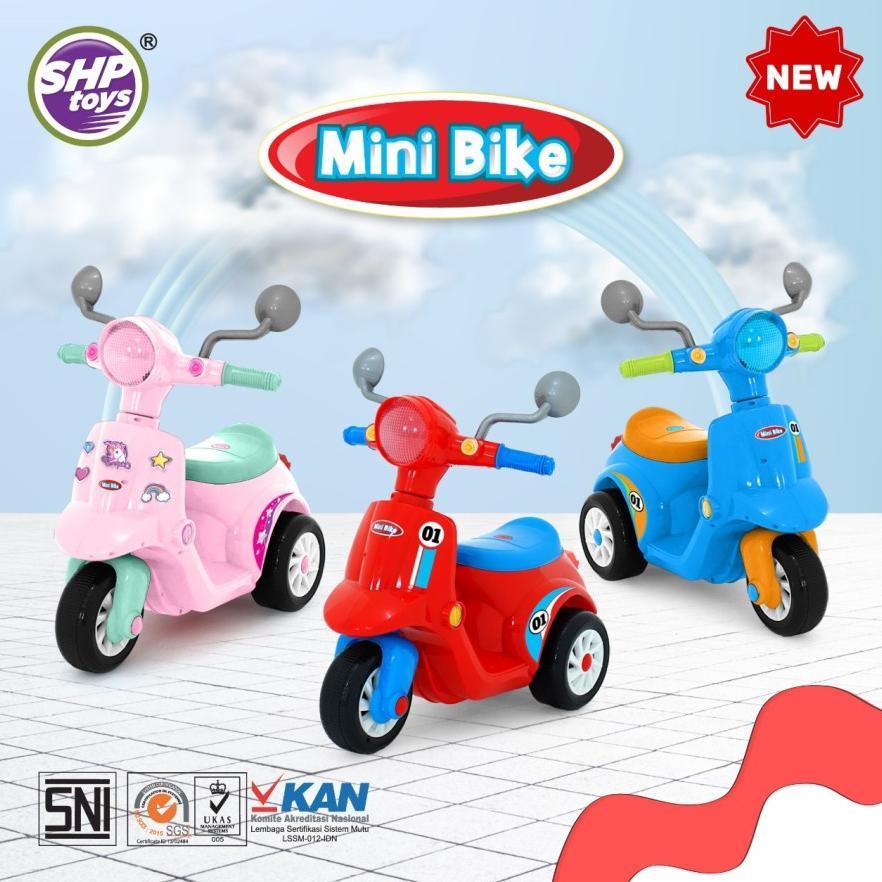 MAINAN ANAK MOTORAN SKUTER SCOOTER MINI BIKE SHP TOYS MB 691 SHP - HADIAH KADO KARTU UCAPAN ULTAH
