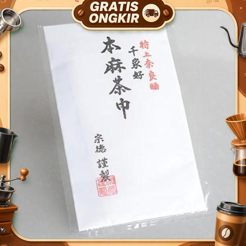 Tea Towel - Hon Asa Chakin - Made In Japan
