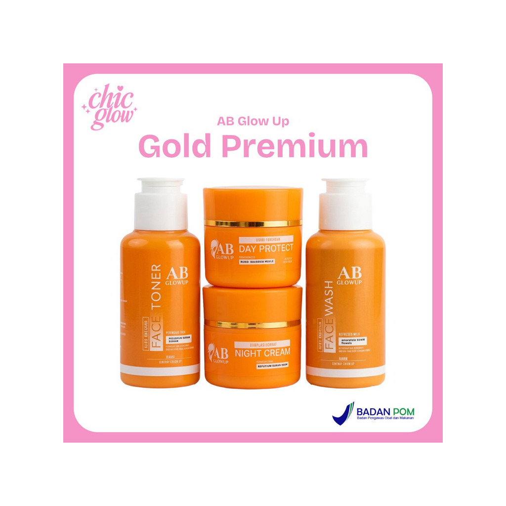 AB GlowUp skincare Premium original Cream Mencerahkan dan mengatasi flek serta Jerawat