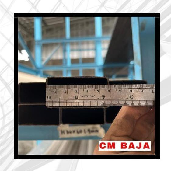 Hollow Besi 30 x 60 / Holo Besi Hitam CM Baja