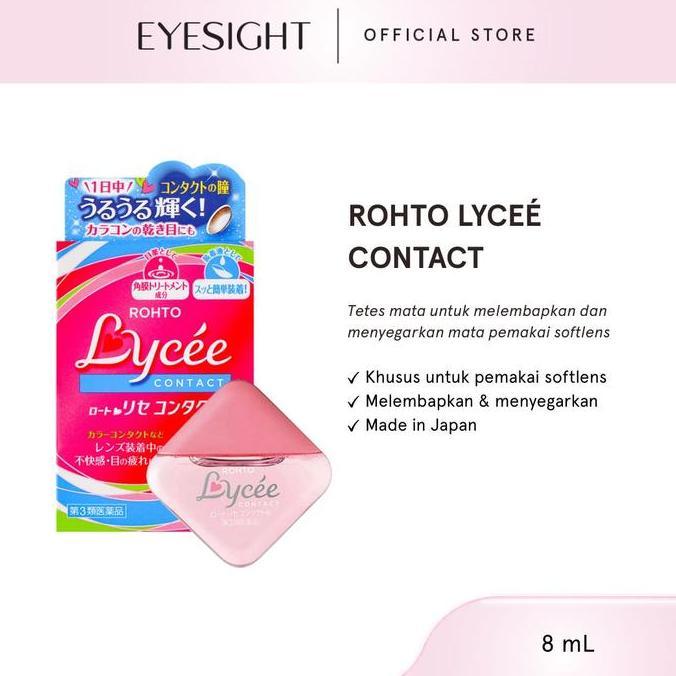 Rohto Lycee Contact Tetes Mata Softlens 8ml