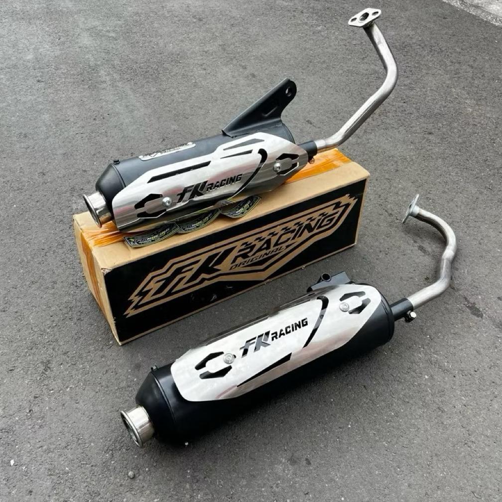 SANJAYAEMART KNALPOT FK RACING MONCONG KENOCHI VARIO 125/150 BEAT SCOOPY MIO AEROX NMAX - FK RACING 