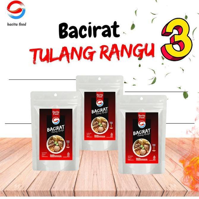 Carne- Baso Aciurat Tulang Rangu 3 Bks Food Instan Makanan Kuah Seblak Pedas Ayam