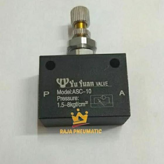 Speed Control Valve Angin Drat Ulir 3/8 Type Asc - 10 High Quality