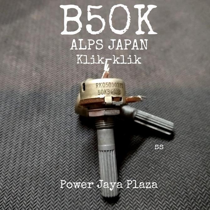 Potensio Mono B50K Klik Klik Original Alps Japan Premium