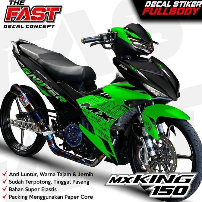 TERBARU decal stiker mx king 150 SNIPER sticker mx king variasi mx king striping variasi yamaha MX K