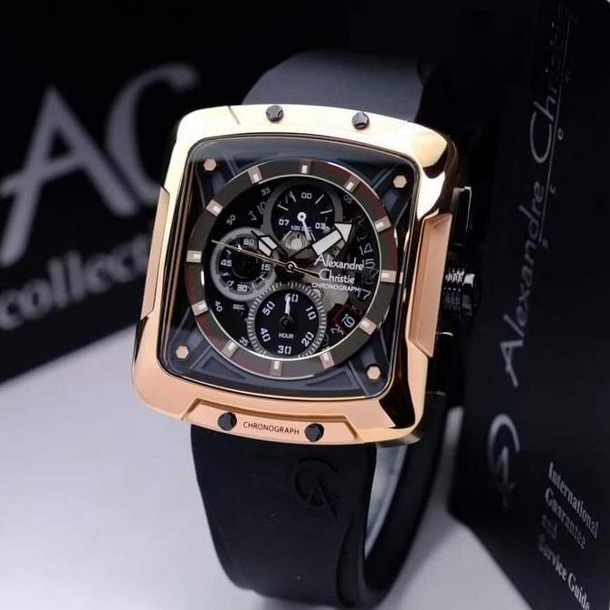 ALEXANDRE CHRISTIE AC3030 / AC 3030 ROSEGOLD JAM TANGAN