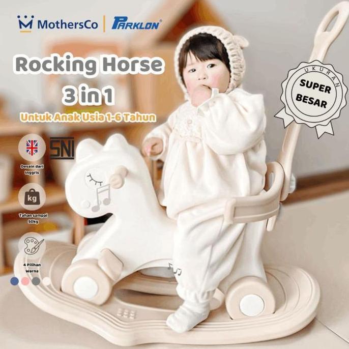 Parklon 5in1 Mainan Kuda Kudaan Anak Rocking Horse Jungkat Jungkit