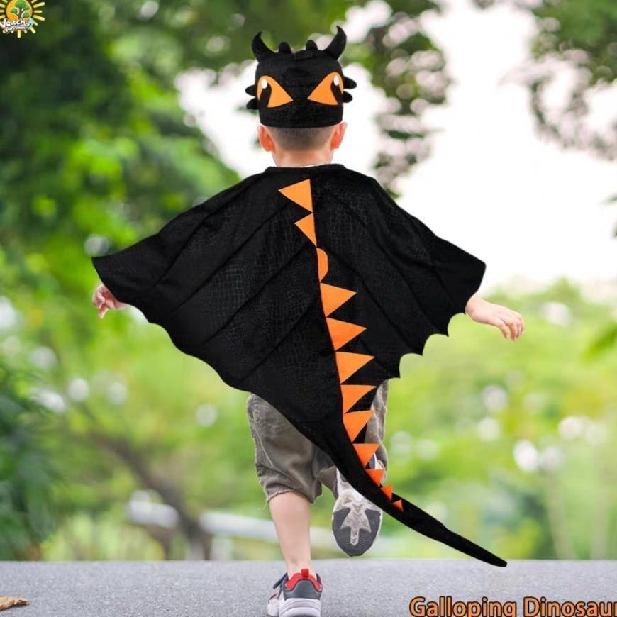 Dinosaurs Cape Kostum Jubah Dinosaurus anak Kostum Dinosaurus Anak set