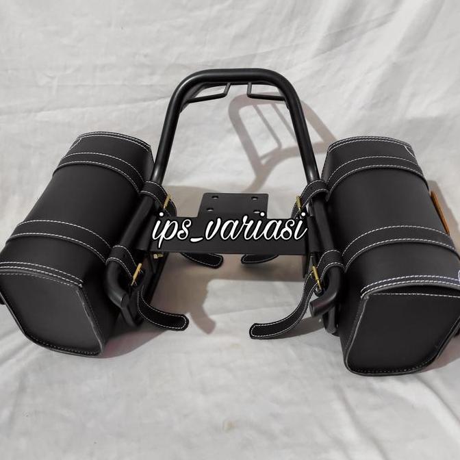 Back Rack Xsr 155 plus tas side bag kiri kanan aksesoris motor xsr