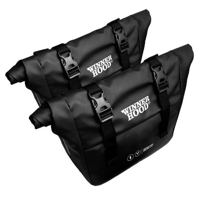 WINNER HOOD - 1 SET Sidebag Touring Retro / Vintage ( 10L ) Tas Samping Motor Honda WIN 100