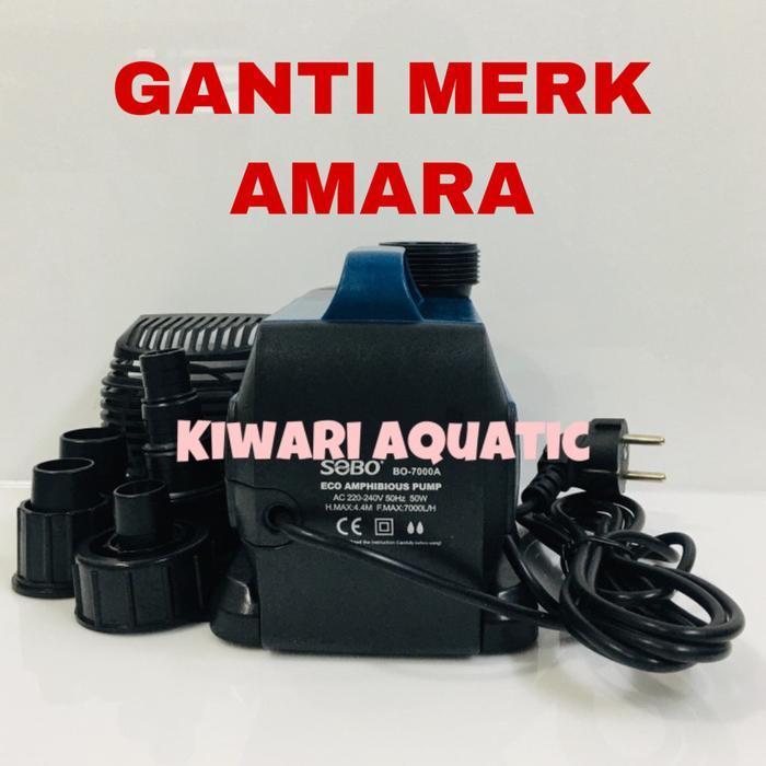 SOBO BO 7000A Pompa Celup Air Kolam / Aquarium BO 7000 A