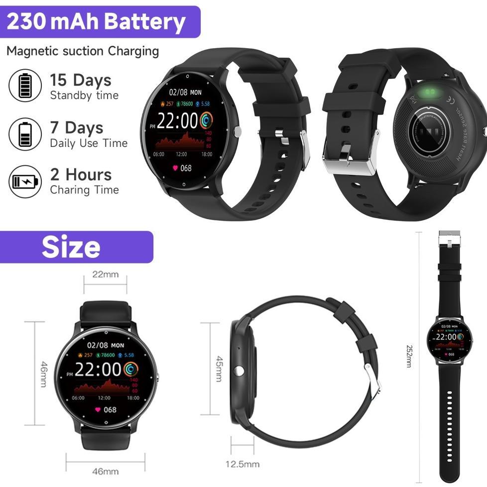 BIG PROMO BOZLUN B50S Smartwatch Fitness Trackers Smartwatch Wanita IP68 Jam Tangan Smartwatch Pria 